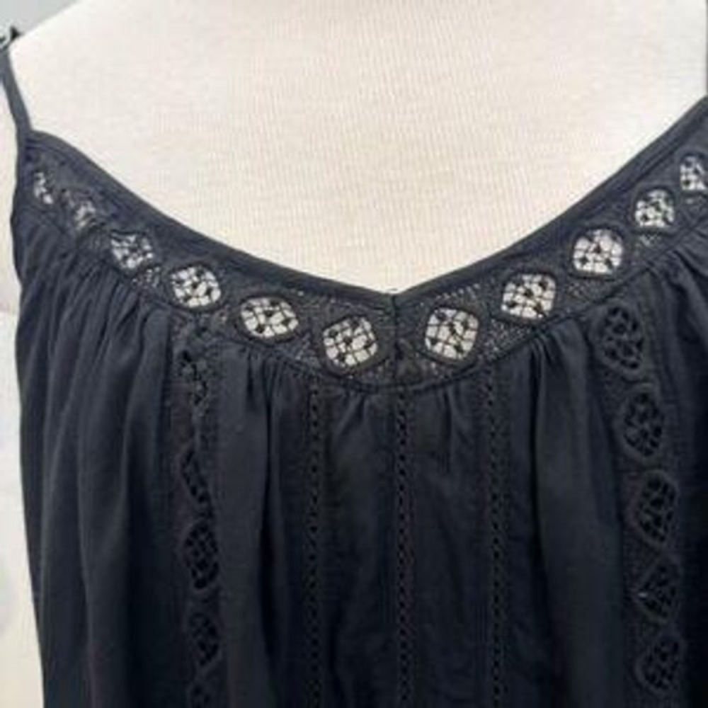 Amuse Society Lexa Lace Cami Mini Dress Black Boho Whimsigoth XS NWT - Picture 7 of 15